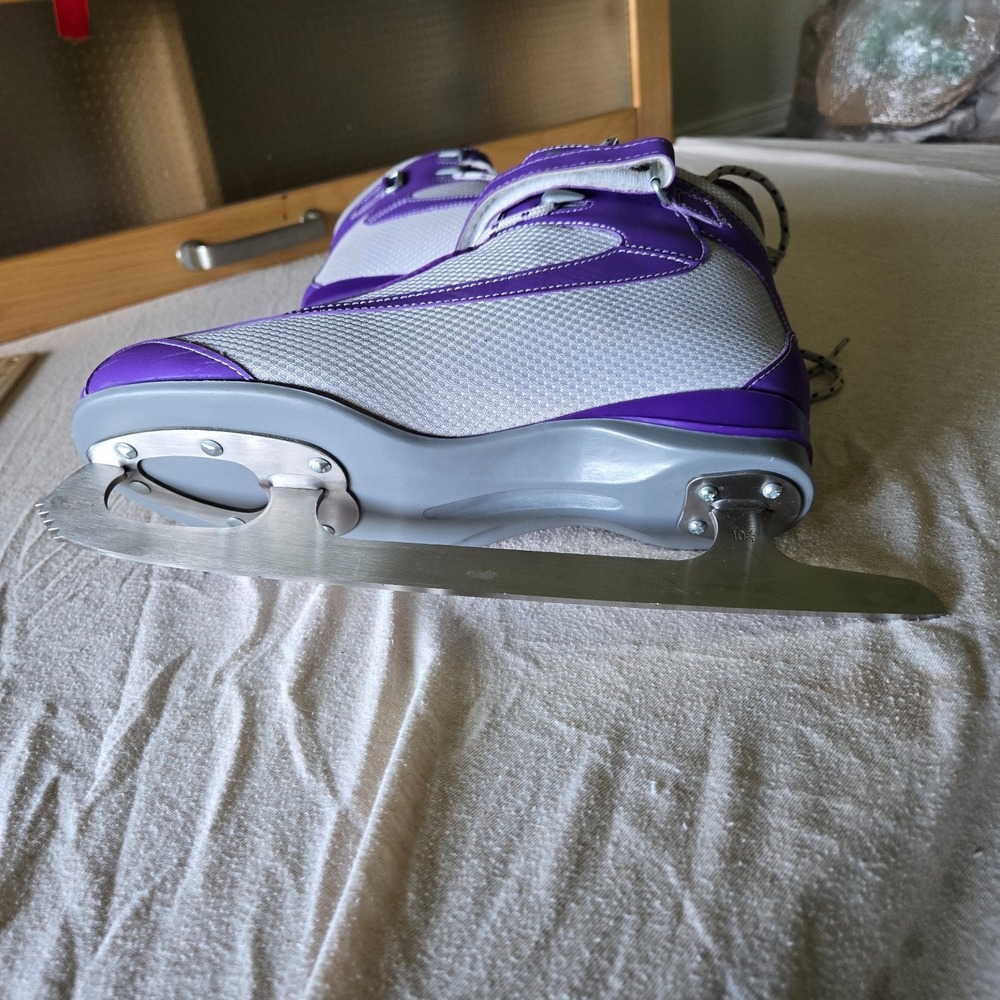 Figure Ice Skates Women's Size 9 Purple and Gray - Picture 8 of 16